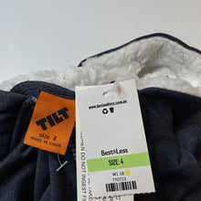 Load image into Gallery viewer, Boys Tilt, fleece lined zip hoodie sweater, NEW, size 4,  
