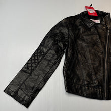 Load image into Gallery viewer, Girls Ollies Place, black faux leather jacket, NEW, size 6,  