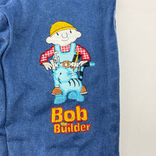 Load image into Gallery viewer, Boys Bob The Builder, blue denim pants, elasticated, Inside leg: 33cm, NEW, size 2,  