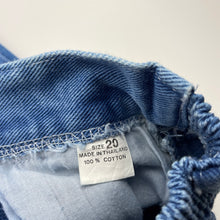 Load image into Gallery viewer, Boys Bob The Builder, blue denim pants, elasticated, Inside leg: 33cm, NEW, size 2,  