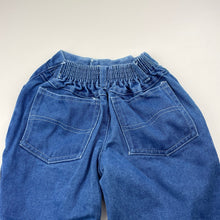 Load image into Gallery viewer, Boys Bob The Builder, blue denim pants, elasticated, Inside leg: 33cm, NEW, size 2,  