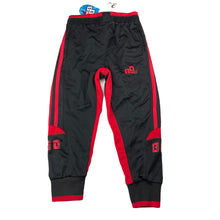 Load image into Gallery viewer, Boys GO 360, black &amp; red activewear pants, elasticated, Inside leg: 40cm, EUC, size 4-5,  