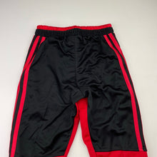 Load image into Gallery viewer, Boys GO 360, black &amp; red activewear pants, elasticated, Inside leg: 40cm, EUC, size 4-5,  