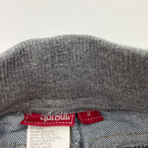 Boys Sprout, dark denim jeans, elasticated, Inside leg: 32.5cm, EUC, size 2,  