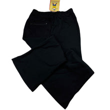 Load image into Gallery viewer, Girls Primary Schoolwear, black bootleg pants, elasticated, Inside leg: 48.5cm, NEW, size 6,  