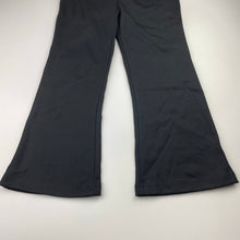 Load image into Gallery viewer, Girls Primary Schoolwear, black bootleg pants, elasticated, Inside leg: 48.5cm, NEW, size 6,  