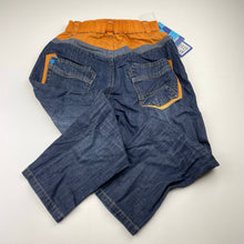 Load image into Gallery viewer, Boys KOUBA, lightweight denim pants, elasticated, Inside leg: 42.5cm, NEW, size 6,  