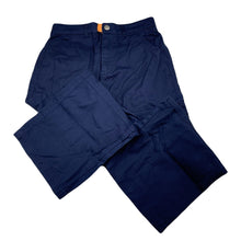 Load image into Gallery viewer, Boys TASSO, navy cotton cargo pants, elasticated, Inside leg: 43.5cm, EUC, size 6,  