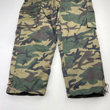 Load image into Gallery viewer, Boys Fun Mode, lined lightweight cargo pants, elasticated, Inside leg: 51cm, EUC, size 10,  