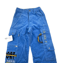 Load image into Gallery viewer, Boys AZIZ bebe, stretch corduroy pants, elasticated, Inside leg: 43cm, NEW, size 5,  