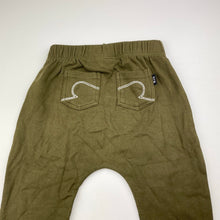 Load image into Gallery viewer, unisex Rock Your Baby, khaki stretchy casual pants, elasticated, GUC, size 2,  