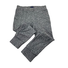 Load image into Gallery viewer, Girls GAP, grey/silver metallic casual pants, elasticated, Inside leg: 40.5cm, GUC, size 4-5,  