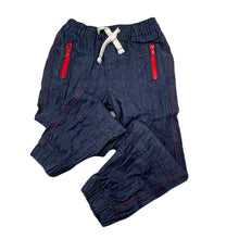 Load image into Gallery viewer, Boys H&amp;T, dark denim pants, elasticated, Inside leg: 40cm, EUC, size 4,  