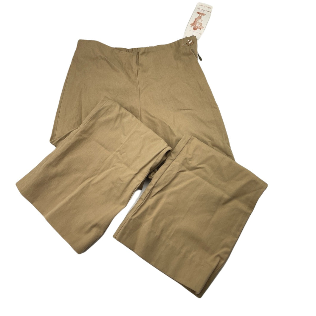 Girls Papo d'Anjo, lightweight cotton pants, elasticated, Inside leg: 40cm, NEW, size 4,  