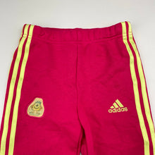 Load image into Gallery viewer, Girls Adidas, Monsters Inc track pants, elasticated, Inside leg: 31cm, EUC, size 2,  