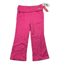 Load image into Gallery viewer, Girls Paul Frank, pink cotton pants, elasticated, Inside leg: 31cm, NEW, size 2,  