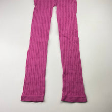Load image into Gallery viewer, Girls Kids &amp; Co, ribbed stretchy leggings, Inside leg: 50cm, EUC, size 7,  