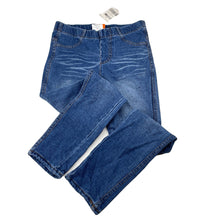 Load image into Gallery viewer, Girls Fun Spirit, soft knit denim leggings / jeggings, elasticated, Inside leg: 49cm, NEW, size 5,  