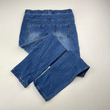 Load image into Gallery viewer, Girls Fun Spirit, soft knit denim leggings / jeggings, elasticated, Inside leg: 49cm, NEW, size 5,  