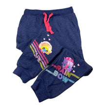 Load image into Gallery viewer, Girls Shopkins, fleece lined track pants, elasticated, no size, Inside leg: 48cm, EUC, size 6,  