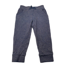 Load image into Gallery viewer, Girls H&amp;T, blue &amp; metallic gold casual pants, Inside leg: 35cm, EUC, size 3,  