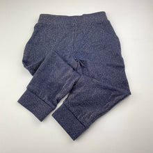 Load image into Gallery viewer, Girls H&amp;T, blue &amp; metallic gold casual pants, Inside leg: 35cm, EUC, size 3,  