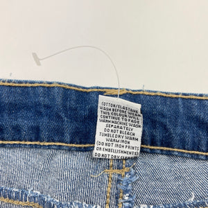 Girls Target, blue stretch denim jeans, adjustable, Inside leg: 54cm, EUC, size 7,  