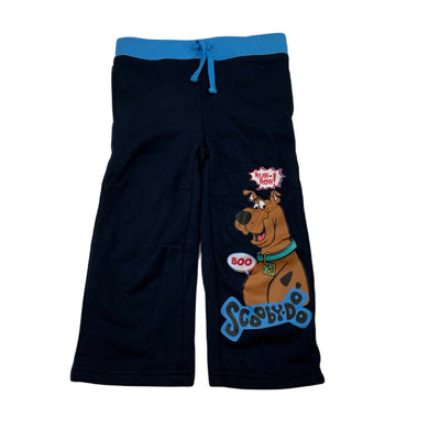 unisex SCOOBY-DOO!, fleece lined track pants, elasticated, Inside leg: 30cm, EUC, size 2,  