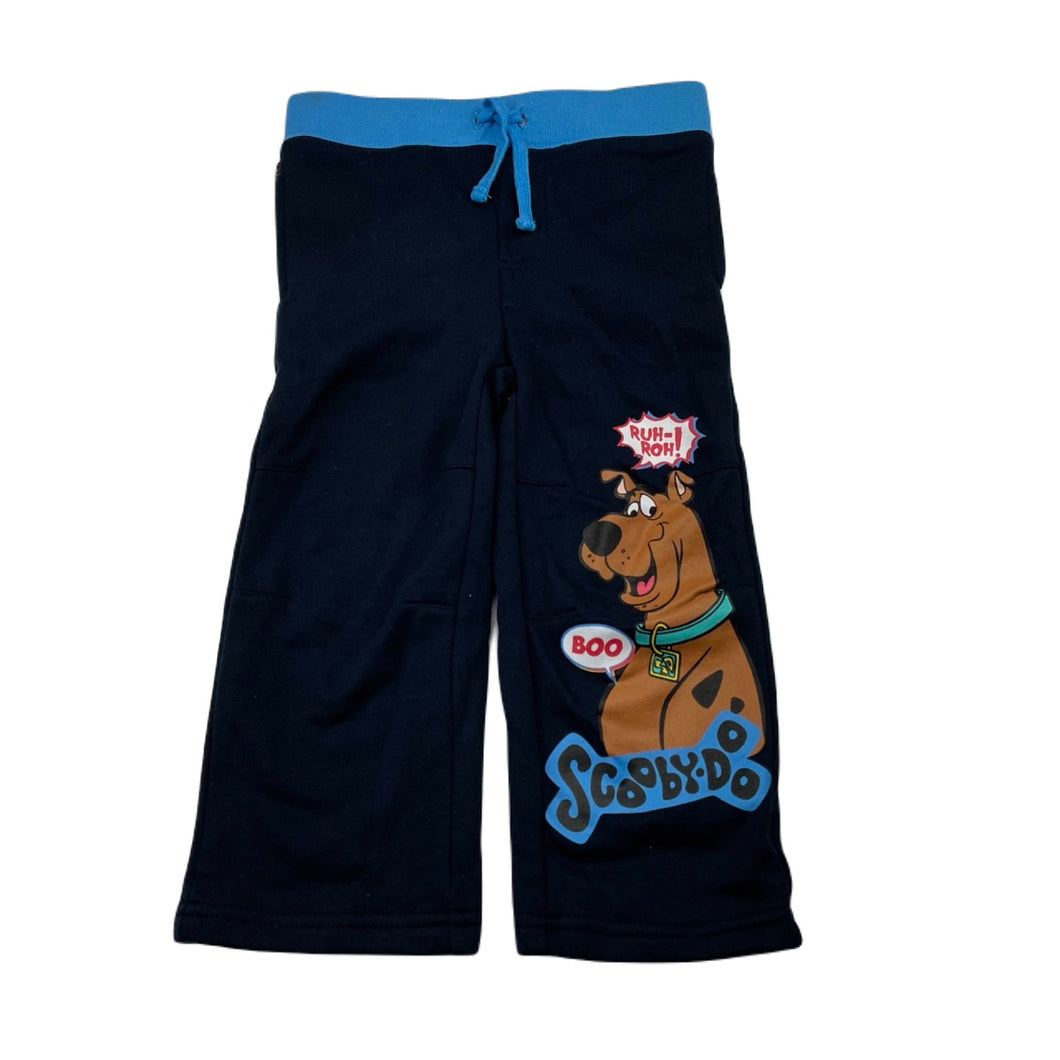 unisex SCOOBY-DOO!, fleece lined track pants, elasticated, Inside leg: 30cm, EUC, size 2,  