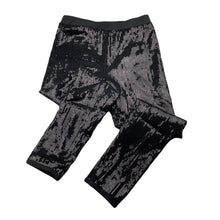 Load image into Gallery viewer, Girls Love 2 Dance, black sequin leggings / dance pants, Inside leg: 45cm, EUC, size 7,  