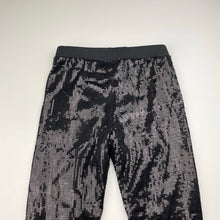 Load image into Gallery viewer, Girls Love 2 Dance, black sequin leggings / dance pants, Inside leg: 45cm, EUC, size 7,  
