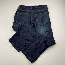 Load image into Gallery viewer, Boys Breakers, dark denim jeans, adjustable, inside leg: 47cm, NEW, size 5,  