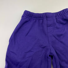 Load image into Gallery viewer, Girls Essentials, purple fleece lined track pants, Inside leg: 42cm, EUC, size 3-4,  