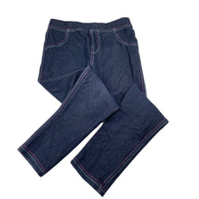 Load image into Gallery viewer, Girls Mango, stretchy denim leggings, cats, Inside leg: 47cm, EUC, size 5,  