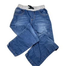 Load image into Gallery viewer, Boys Breakers, lightweight knit denim pants, elasticated, Inside leg: 50.5cm, GUC, size 5,  