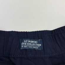 Load image into Gallery viewer, Boys LC Waikiki, lined navy casual pants, elasticated, Inside leg: 57cm, EUC, size 9-10,  