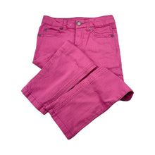 Load image into Gallery viewer, Girls Target, pink stretch denim jeans, adjustable, Inside leg: 44cm, NEW, size 5,  