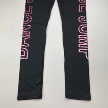 Load image into Gallery viewer, Girls F&amp;F, black sports / activewear leggings, Inside leg: 69.5cm, EUC, size 13-14,  