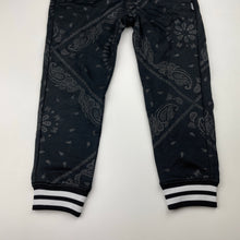 Load image into Gallery viewer, Girls Bonds, paisley print lightweight track pants, Inside leg: 38.5cm, EUC, size 4,  