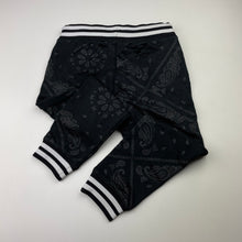 Load image into Gallery viewer, Girls Bonds, paisley print lightweight track pants, Inside leg: 38.5cm, EUC, size 4,  