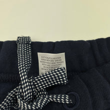 Load image into Gallery viewer, Girls Target, navy fleece lined track pants, Inside leg: 60cm, EUC, size 9,  