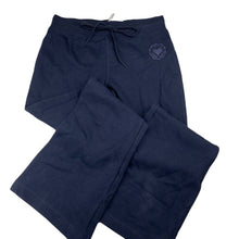 Load image into Gallery viewer, Girls Ta, navy fleece lined track pants, Inside leg: 66cm, NEW, size 10,  
