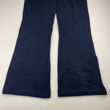 Load image into Gallery viewer, Girls Ta, navy fleece lined track pants, Inside leg: 66cm, NEW, size 10,  
