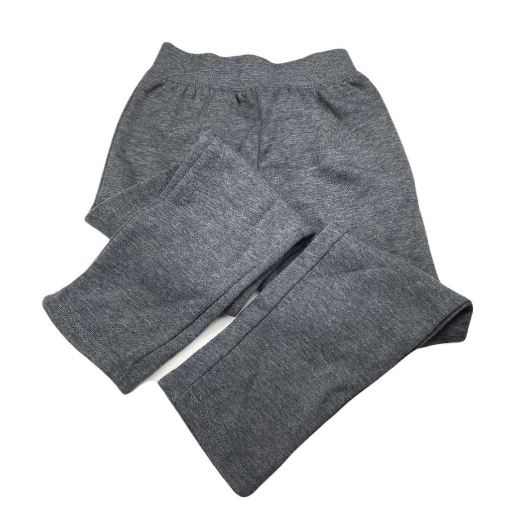 Girls Emerson, grey fleece lined track pants, Inside leg: 46cm, EUC, size 5,  