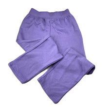 Load image into Gallery viewer, Girls Emerson, purple fleece lined track pants, Inside leg: 48.5cm, EUC, size 6,  