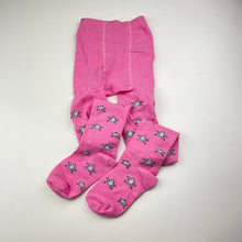 Load image into Gallery viewer, Girls stretchy, stockings, stars, EUC, size 7-10,  