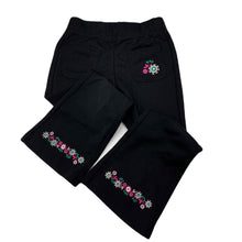 Load image into Gallery viewer, Girls Now, embroidered lightweight pants, elasticated, Inside leg: 37.5cm, FUC, size 3,  