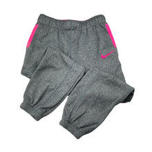 Load image into Gallery viewer, Girls Nike, Dri-Fit fleece lined track pants, Inside leg: 45cm, FUC, size 5-6,  