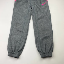 Load image into Gallery viewer, Girls Nike, Dri-Fit fleece lined track pants, Inside leg: 45cm, FUC, size 5-6,  