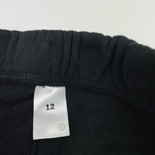 Load image into Gallery viewer, unisex Target, black fleece lined track pants, Inside leg: 64.5cm, EUC, size 12,  